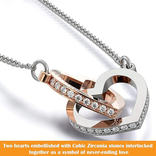 Mother and Daughter Necklace