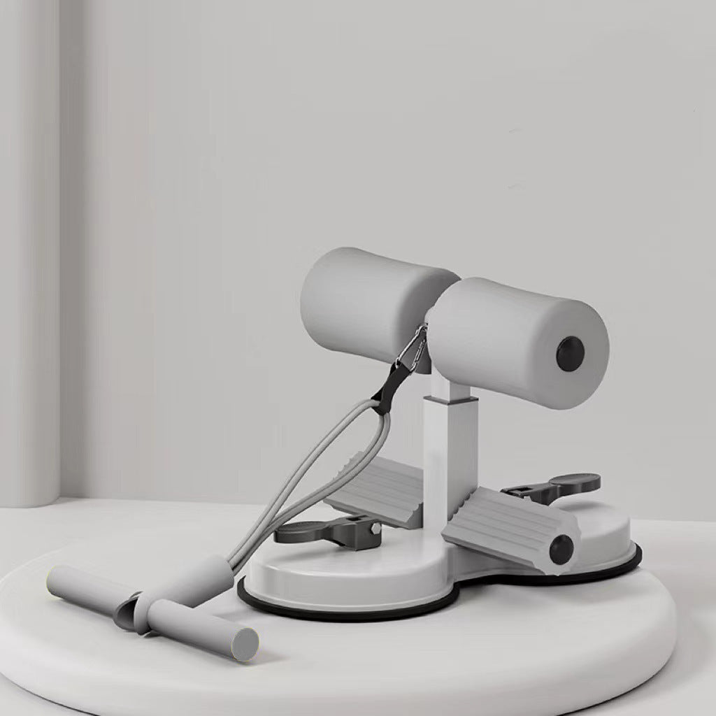 Widened sit-up assistive device for men and women to sit up and exercise the abdominal vest line at home