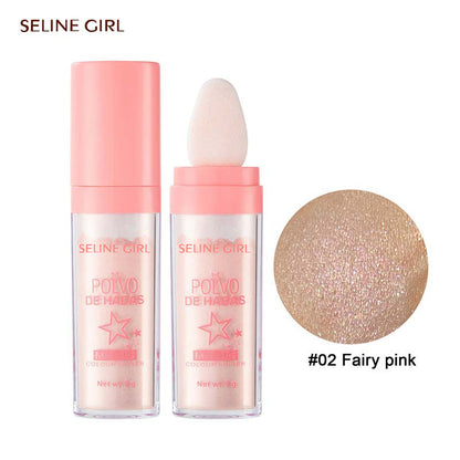 Fairy high light pat powder body highlight brighten natural three-dimensional volume repair blush flash powder cross-border tremolo makeup
