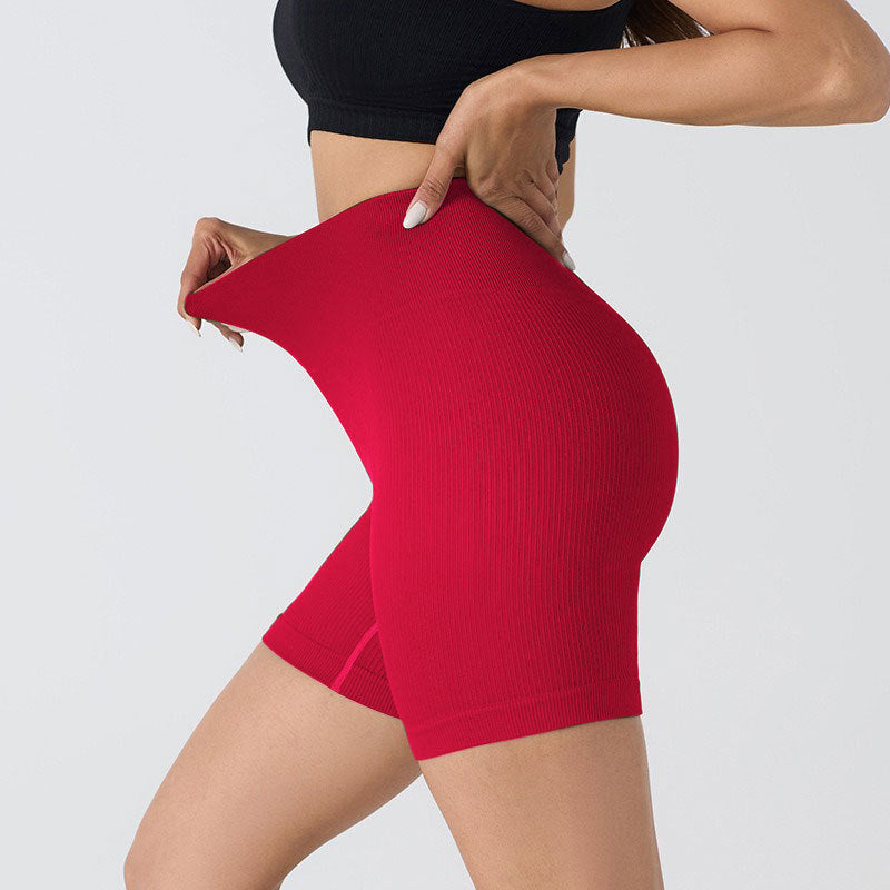 [Promotion Clearance] Seamless Threaded Stretch Tights European and American Fitness Hip-Lifting Yoga Pants Cycling