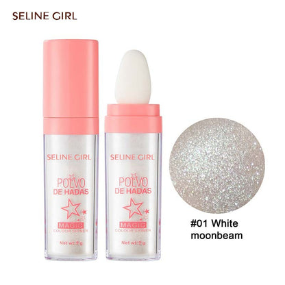 Fairy high light pat powder body highlight brighten natural three-dimensional volume repair blush flash powder cross-border tremolo makeup