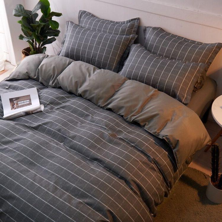 DUVET COVER BED SHEETS SET BED SHEET BEDDING Bedding four-piece set aloe vera