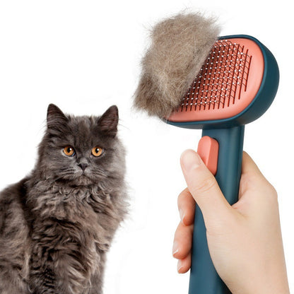 Pet cat and dog hair comb deep remove floating hair dog brush cat brush long hair brush cat hair cleaner