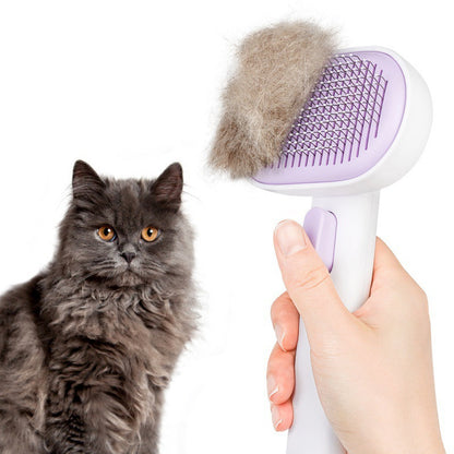 Pet cat and dog hair comb deep remove floating hair dog brush cat brush long hair brush cat hair cleaner