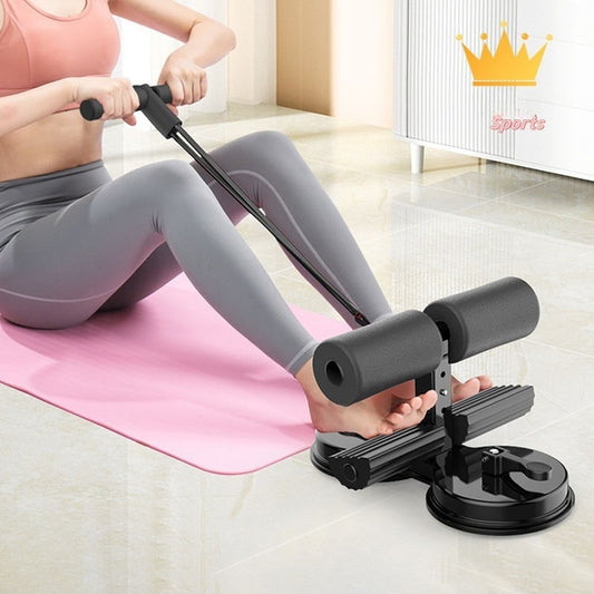 Widened sit-up assistive device for men and women to sit up and exercise the abdominal vest line at home