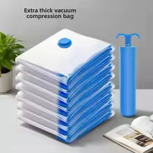 Thickened vacuum export transparent large size vacuum quilt bag storage bag household clothes organizer bag