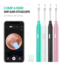 Cross-border high-definition intelligent visualization ear pick set WiFi endoscope ear cleaner luminous ear pick