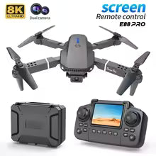 Cross-border E88 & E99 drone remote control aircraft factory wholesale children's toy quadcopter HD long-endurance