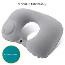 Press inflatable pillow LOGO custom manufacturer neck pillow TPU automatic neck pillow u-shaped pillow cervical pillow travel pillow u pillow
