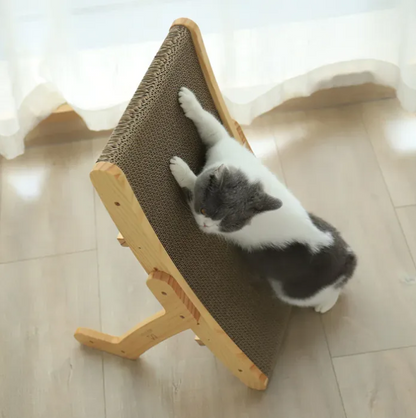 Adjustable Wooden Cat Scratcher